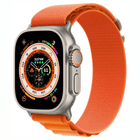 Apple - Apple Watch Ultra 2 (Titanium, Cellular, 49mm) - Orange Alpine Loop -GPS + Cellular -New Open-Box - Premier Max Tech -