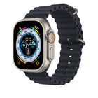 Apple - Apple Watch Ultra (Titanium, Cellular, 49mm) - Titanium Case w/ Midnight Ocean Band -GPS + Cellular -New Open-Box - Premier Max Tech -